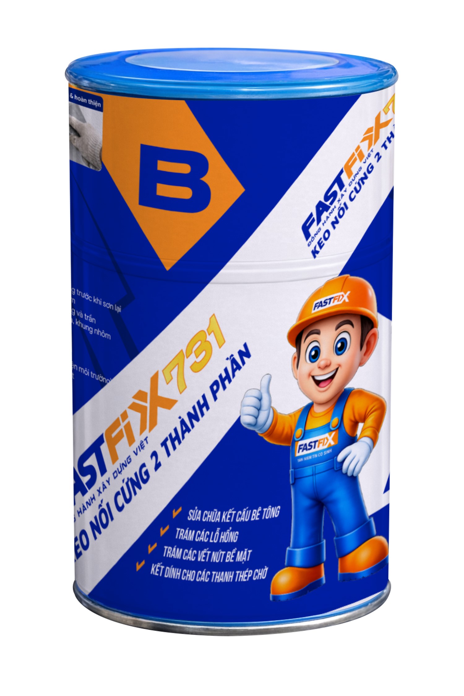 FASTFIX X731 - Keo nối cứng 2 thành phần